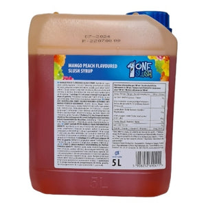 MPS5 - Mango Peach Flavoured SLUSH Syrup for Slush machines 5L