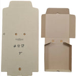 CB7 - 7" KRAFT Disposable food takeaway boxes (100 per pack) 19x19x5cm box
