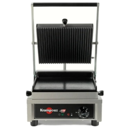 GECID3BO - Multi Contact Grill Small - Ribbed plate top-smooth plate bottom - Krampouz