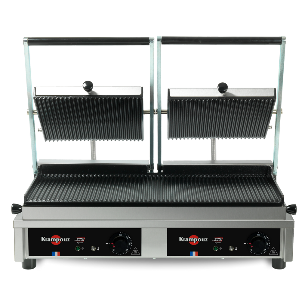 GECID5AO - Multi Contact Grill Large - Ribbed plates top, ribbed plate bottom - Krampouz