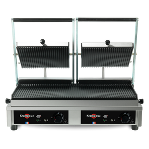 GECID5AO - Multi Contact Grill Large - Ribbed plates top, ribbed plate bottom - Krampouz