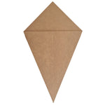 KRAFTCCWL2 - Kraft Crepe cone BROWN 160x195/270mm - 500 per box