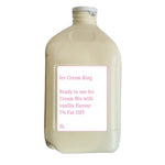 LUML5.3 - Ready to use Ice Cream Mix with vanilla flavour 7% Fat (3 x 5L bottles)