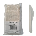 SCK50 - Sugarcane Knives - 50pcs per pack - 100% compostable