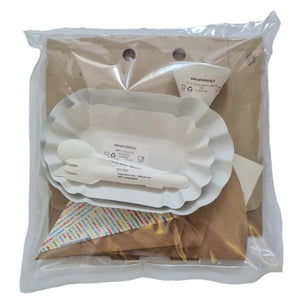 SP7 - SAMPLE Packaging pack - Not sure which size Crepe Cone holder or Oval tray to order? Why not try our sample pack?