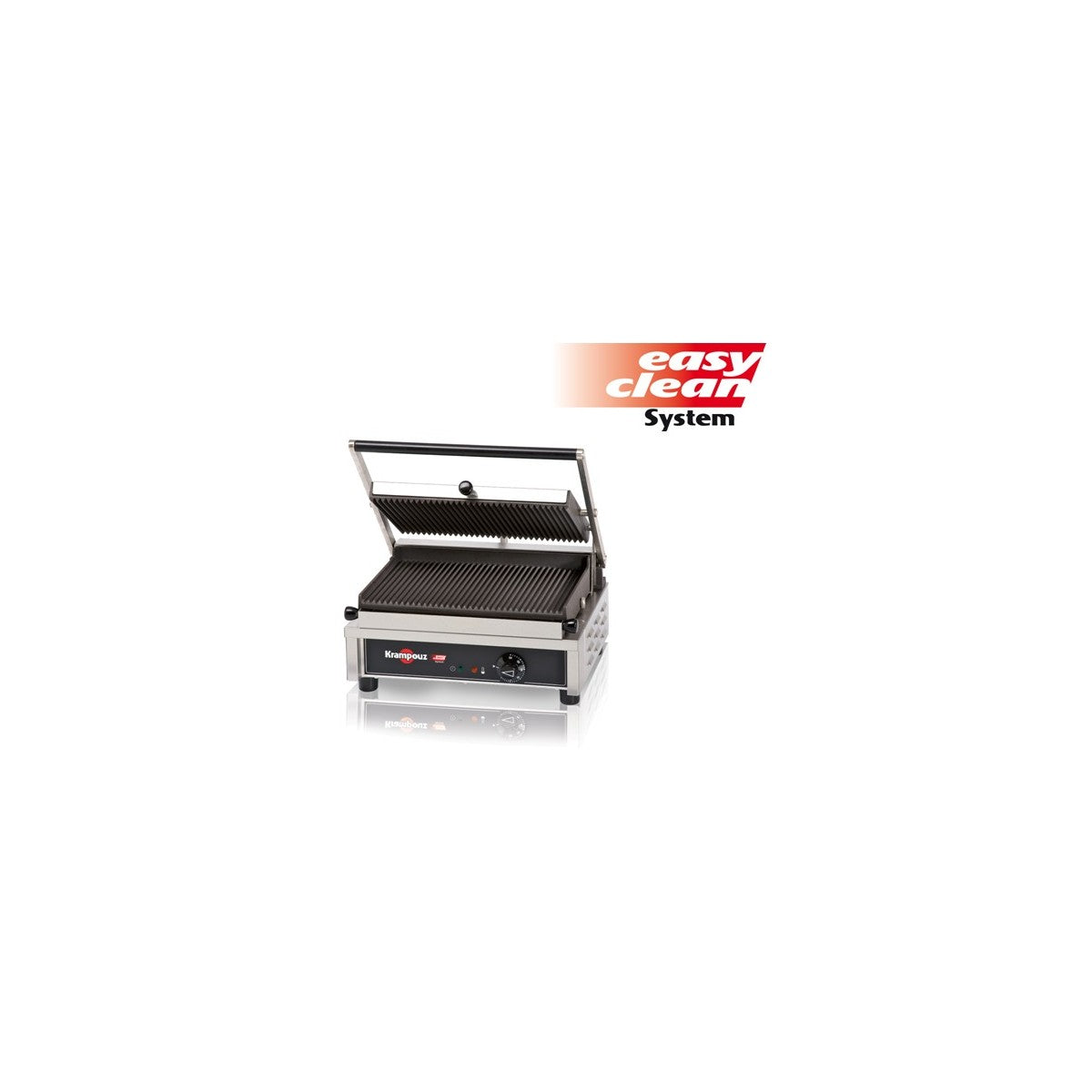 GECID4AO - Multi Contact Grill Medium - Ribbed top and bottom plates - Krampouz
